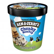 Ben and Jerry&#039;s παγωτό Chunky Monkey κύπελλο μεγάλο