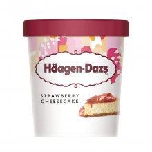 Haagen Dazs παγωτό Strawberry Cheesecake φράουλα τσίζκεϊκ