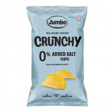 Jumbo Crunchy chips πατατάκια χωρίς προσθήκη αλατιού