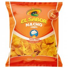 El Sabor Nacho Chips με γεύση Texas BBQ 255gr